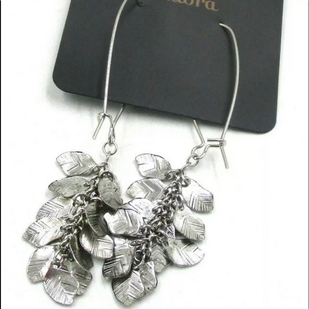✔️New Fashion Metal Silver Dangling Earrings